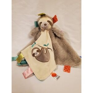 TAGGIES Mary Meyer Baby Sensory SECURITY BLANKET SLOTH Plush Lovey 13"‎